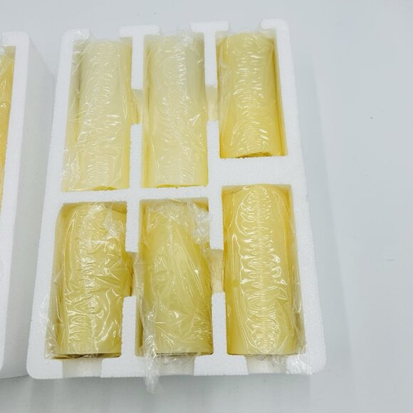 Set of 9 Flickering Pillar LED Flameless Candles Battery Operated with Remote - Picture 2 of 6